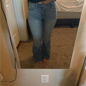 Hollister Light Blue Flare Jeans